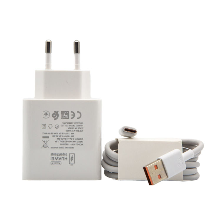 Original Huawei P30 Pro Mate 20 RS 40W Super Charge Fast Charger 5A Type-C Cable