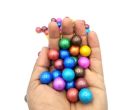 Pack of 50 Multicolor Glass Marbles Glass Decorative Marbles Beads Kanchay-Public Mall. 