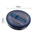 Quasar 40oz Cup Replacement Lid 40oz Tumbler Flip Straw Lid Replacement Leak-proof Splash Resistant Cover for Cup Bpa-free Glass Lid with Folding Straw Reusable Durable Reusable Flip Lid for Everyday Use. 