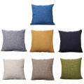 CUANFEN Solid Color Throw Pillow Cover 45x45cm Polyester Pillowcase Car Sofa Home Waist Cushion Cover Decoration Pillows Case. 