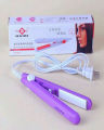 Mini Small Hair Straightener Student Mini Crystal Flat Iron Bangs Straight Hair Curler Fashion Portable Hair Styling Tools Eishal Cosmetics. 