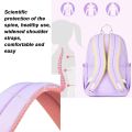 Rabify Korean Girls Style Multi-Pockets Premium Trendy School Bag Backpack for School Girls Primary Section School Bag for Girls. 