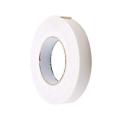 Pack of 3 Super Strong Powerful Adhesive Double Sided Tissue Tape For Mounting Fixing Pad Sticky - 1 Inch - White. 