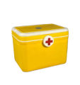 Compact and high-quality, our Small First Aid Box is perfect for homes, schools, and offices. Transparent design for easy access, it's an ideal organizer for medicines and cosmetics. Stay prepared with this sleek and portable medical kit.. 