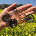 Mini Turbo Turbocharger Keychain Spinning Turbine Key Chain Ring Keyring Keyfob Car Keyring Car Interior Accessories. 