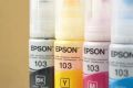 Epson 103 Original Ink Bottle Set ( Black / Cyan / Yellow / Magenta ). 