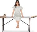 Soft and Stylish Women's Hospital Gown: Comfortable Patient Gown for Medical and Home Use. 