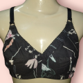 Pure Cotton Floral Bra for Women – Non-Padded, Assorted Colors, Sizes 30-50. 