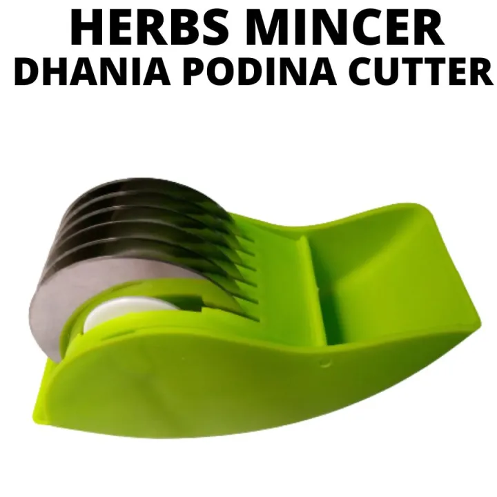 SMART%20TRADERS%20Herb%20Roller%20Mincer%20Manual%20Hand%20Cutter%20with%206%20Stainless%20Steel%20Blade%20Kitchen%20vegetable%20chop%20-%20Image%202