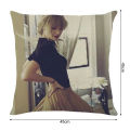 Hidden Zipper Pillowcase Taylor Swift Album Pillow Cover Clear Print Hidden Zipper Case for Music Fans Southeast Asian Buyer's Choice Fan Collection Pillowcase. 