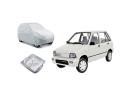 Dust and Waterproof Car Cover Silver for Suzuki Mehran. 