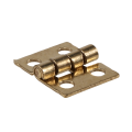 12pcs 1/12 Miniature Furniture Cabinet Closet Mini Hinges - Golden. 