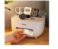 Ecoco Tissue Box Cover Holder with Storage, Napkin Tissue Box, Multi-Function Storage Organizer Caddy. 