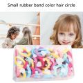 Hair Ties Colorful Hair Rope Soft Elastic Hair Ties Seamless Hair Bands-colorful. 