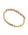 1k Gold plated rubby bracelet with gift box. 