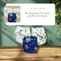 Reusable Cloth Diaper Set with Adjustable Inserts, Washable Baby Nappy Covers, Adjustable & Quick-Dry, Multi-Pack, Sizes 0-8 Years. 