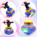 FASTBAZAR Blazing Spinning Flash Top UFO With Lights & Music Spin Toy with Launcher Bey Blade For Kids Boys Girls Beyblade Battle Saucer Toys Lato Laatoo. 