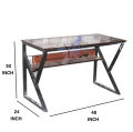 MT1 4x2 feet Matal and wooden sheet table center table office table. 