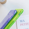 Matching Phone Case And Airpods 2 Set For iPhone 11 Pro Max XS 12 SE 2020 X XR 7 8 Plus Fluorescent Clear Transparent Soft Cover. 