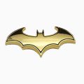 3D Batman Logo Metal Auto Car Motorcycle Logo Sticker Badge BADMAN LOGO golden. 