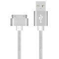 1m 2m 3m Braided USB Data Charger Cable for iPhone 4S 4 S 3GS iPad 1 2 3 iPod Nano iTouch Fast Charging Data Sync Cable Cord. 