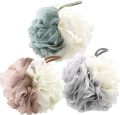 Pack of 3 Bathing Net Bath Ball Bath Shower Sponge Loofahs Mesh Pouf Shower Ball, Mesh Bath and Shower Sponge. 