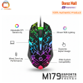 M179 Wired Gaming Mouse with RGB Lighting, 3 DPI 800 /1000/ 1200 Adjustable, for Laptop/Notebook HP Devices. 