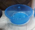 One SMALL Transparent Plastic Bath Tub 8 Liters Random Colors. 