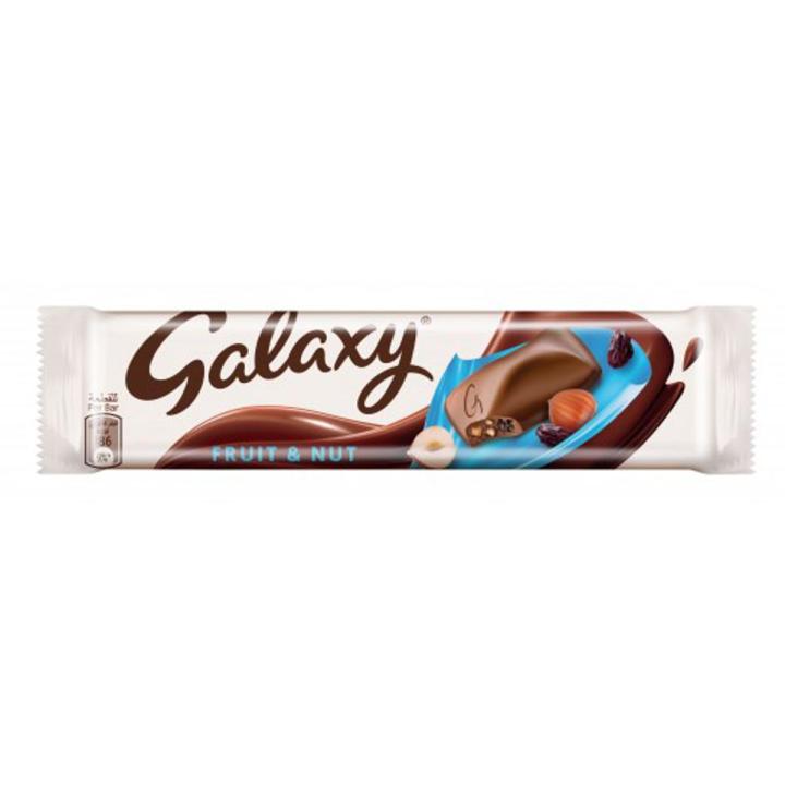 Galaxy Fruit & Nut Milk 1 Chocolate Bar ( 36 grams; Made in KSA )