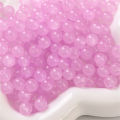 50Pcs Crystal Glass Beads Jelly Solid Colored Imitation Jade Stone Loose Spacer Beads for Jewelry Making. 