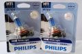 Philips Blue Vision/Crystal Vision H11 - 4300K - Germany. 