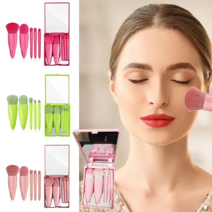 5pcs%20Korean%20Super%20Soft%20Concealer%20Cosmetic%20Base%20Makeup%20Eye%20Shadow%20Candy%20Color%20Eyelash%20Mini%20Travel%20Brush%20Set%20Green%20Color%20-%20Image%204