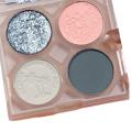 4g Four Color Eyeshadow Palette Long-lasting Highly Pigmented Matte Glitter Makeup Eyeshadow Palette for Travel Use. 