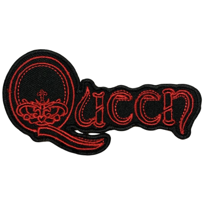 Red Queen Rock Music Band Embroidered Iron On Patch Sew On Badge For T shirts Bags Caps And Applique