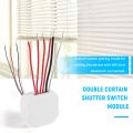 Tuya Smart WiFi 2 Gang Double Curtain Blind Switch Module Roller Shutter Electric Motor Smart Life App with Home Alexa. 