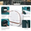 Brand Bytes Waterproof Soap Dish with Drainage Box, Adhesive Soap Dish, Wall Mounted Drain Soap Box with Flip Lid Waterproof Sponge, NO-Drilling Soap Dish Holder for Bathroom. 