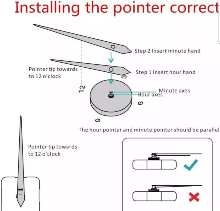 7%20inch%20Big%20clock%20Hands%20Set%20for%203d%20wall%20clock%20l%20Quartz%20big%20wall%20clock%20Hands%20Set%20Only%20-%20Image%203