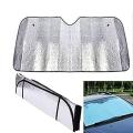 All Cars Front Windshield Sun Shade Car Heat Protection  Silver. 