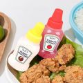 Mini Tomato Ketchup Bottle Portable Sauce Salad Bottle ,Reusable Plastic Sauce Containers for Ketchup Food-Safe & Freezer-Safe, Ketchup Squeeze Bottle. 