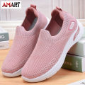 women\'s casual mom shoes flying knitted socks shoes soft sole sneakers. 