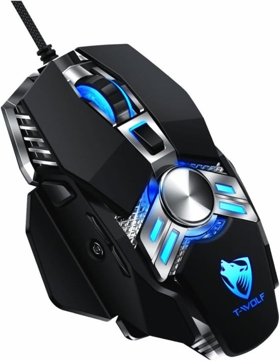 T%20wolf%20RGB%20Mechanical%20Gaming%20Mouse%20Adjustable%207000%20DPI%20%7C%20T-Wolf%20Wolf%20Warrior%20Gaming%20Mouse%20V10%20%7C%20For%20Windows%20XP,%20Vista,%20Windows%207,%20Windows%208%20MAC%20%7C%20Marco%20Programming%20Gaming%20Mouse%20USB%20Wired%206400DPI%20135G%20PUBG%20COUNTER%20STRIKE%20-%20Image%203