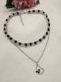 Elegant Multi Layered Chains Designer Necklace. 