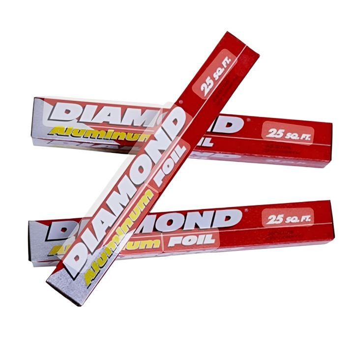 Diamond Aluminum Foil paper 30 CM | Aluminum Foil Sheet for Kitchen | Aluminum foil sheet for food | Aluminum Foil Roll Sheet for Cooking | Aluminum Sheet Heat Resistant