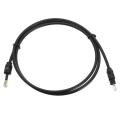 1m 3ft Toslink to Mini Plug 3.5mm Digital Optical SPDIF Cable Plated. 