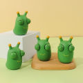 YueYangSport Grass Worm Pinch Toy Squishy Toy Green Eye Popping Worm Squeeze Toy Stress Reliever Anti-stress Fidget Christmas Kids Party Gift. 