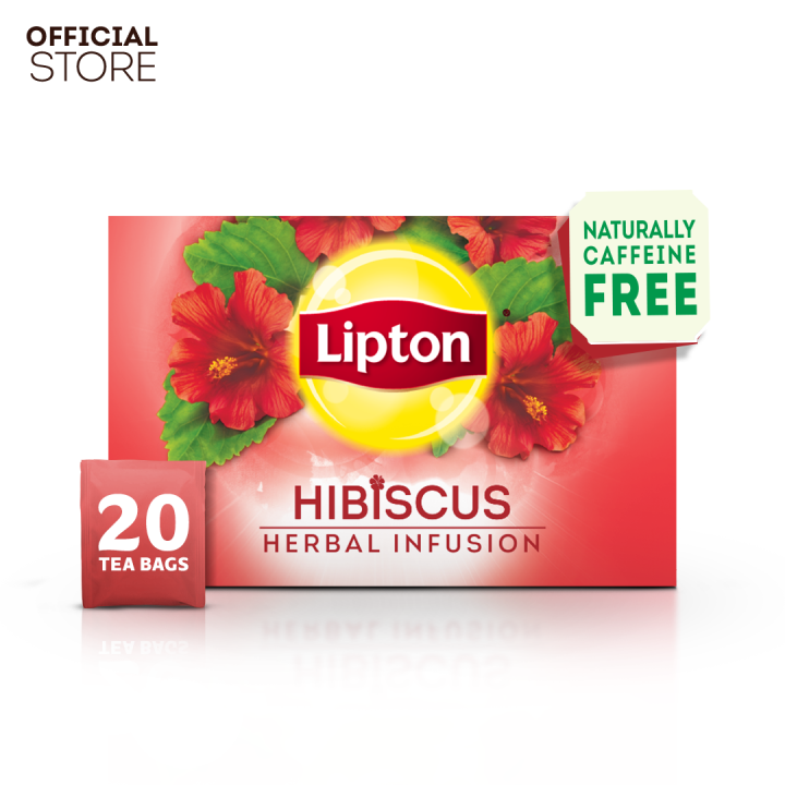 Lipton Herbal Infusion - Hibiscus Tea - 20 Envelope Teabags