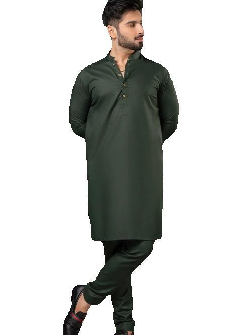 Classic%20Green%20Kurta%20Pajama%20for%20Men%20-%20Image%204