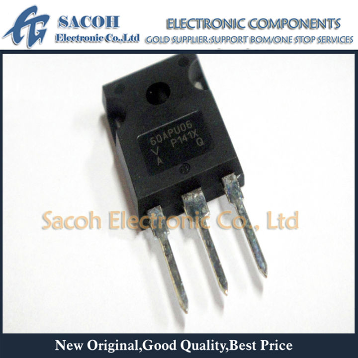 【tasselelf mall】Refurbished 5Pcs/Lot 60APU06 60APU06PBF VS-60APU06PBF OR 60APU04 60CPU06 TO-247 60A Fast Recovery Diode