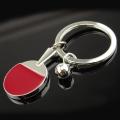 Pingpong Bat Ball Table Tennis Racket Keychain Car Key Chain Decor Ring Gift. 