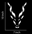 Markhor car sticker. 
